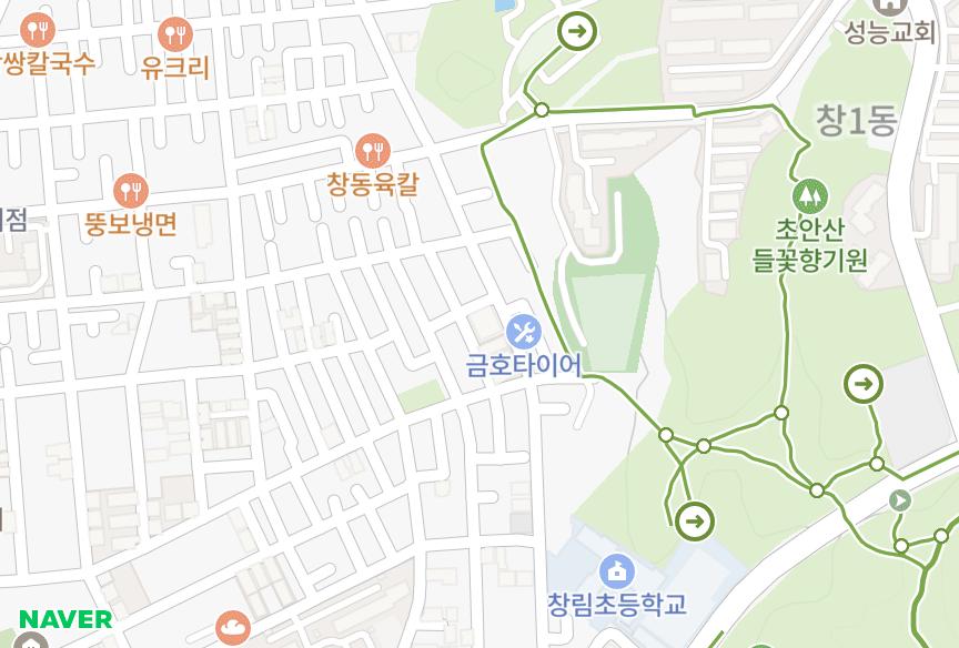 서울특별시 도봉구 창동 새울아파트(608-167번지) 위치·실거래 시세 지도