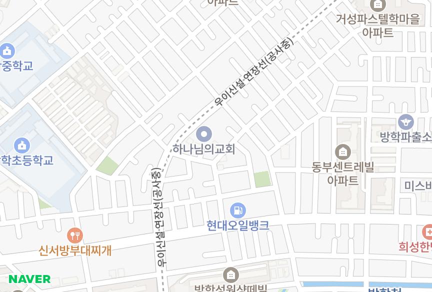 서울특별시 도봉구 방학동 신주 위치·실거래 시세 지도