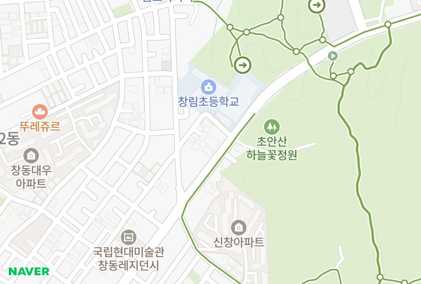 서울특별시 도봉구 창동 포시즌 위치·실거래 시세 지도