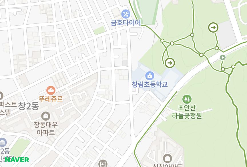 서울특별시 도봉구 창동 보람 위치·실거래 시세 지도