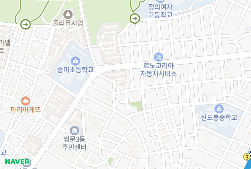 서울특별시 도봉구 쌍문동 새울 위치·실거래 시세 지도