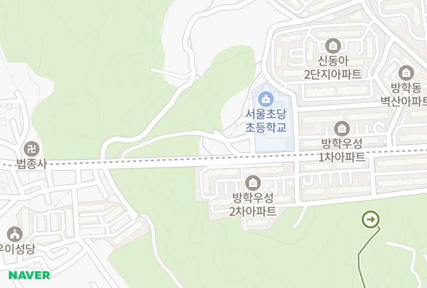 서울특별시 도봉구 방학동 선덕빌라트 위치·실거래 시세 지도