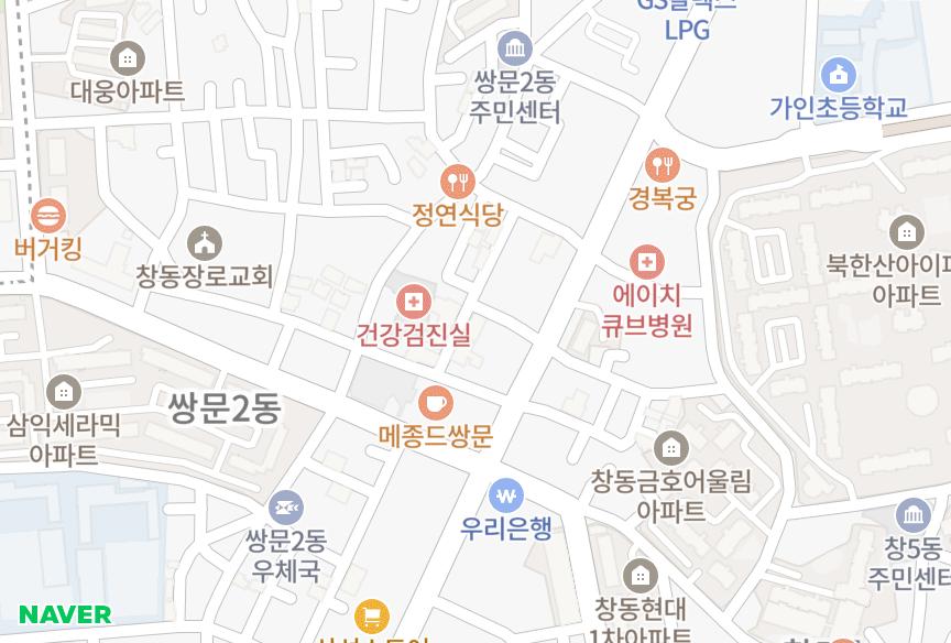 서울특별시 도봉구 쌍문동 젬스톤타운 위치·실거래 시세 지도