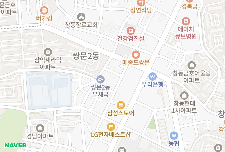 서울특별시 도봉구 쌍문동 동순미 위치·실거래 시세 지도