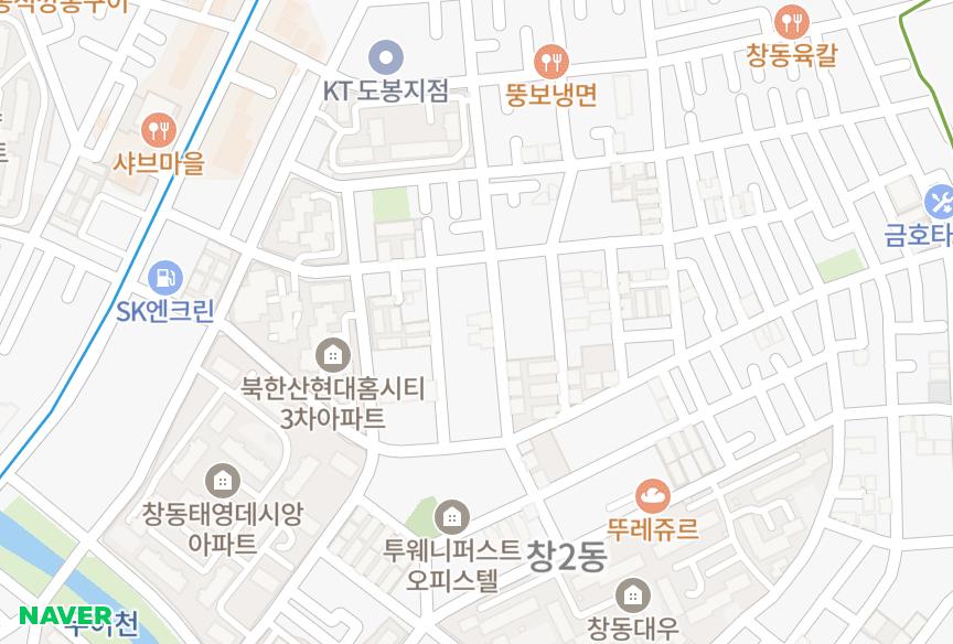 서울특별시 도봉구 창동 금강101차 위치·실거래 시세 지도