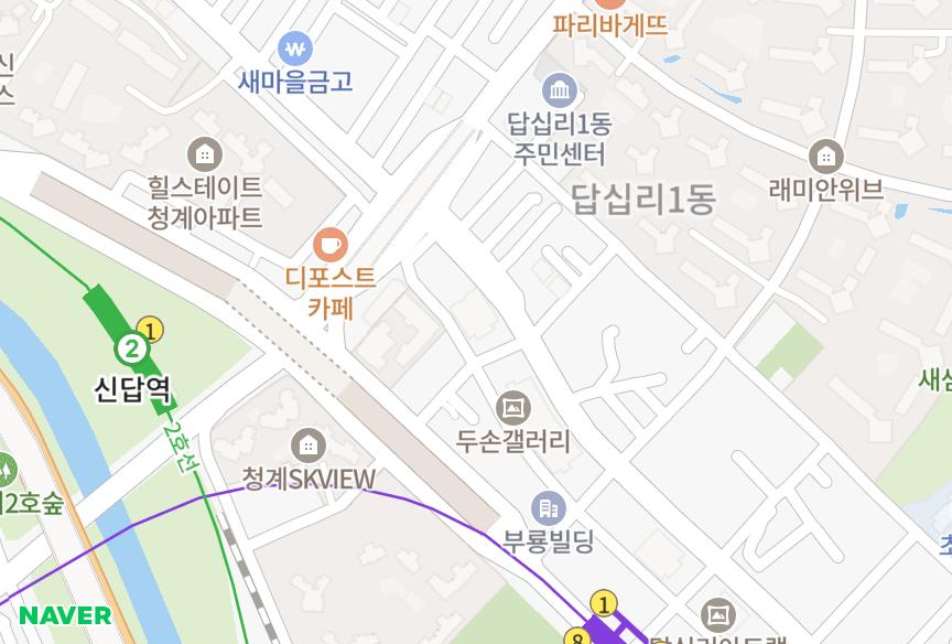 서울특별시 동대문구 답십리동 삼희 위치·실거래 시세 지도