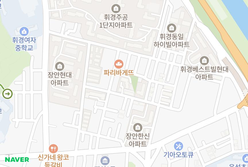 서울특별시 동대문구 장안동 은하수드림빌 위치·실거래 시세 지도