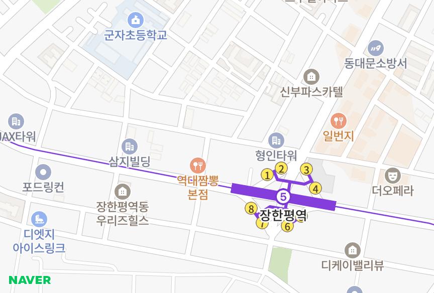 서울특별시 동대문구 장안동 에스아이팰리스장안센텀 위치·실거래 시세 지도