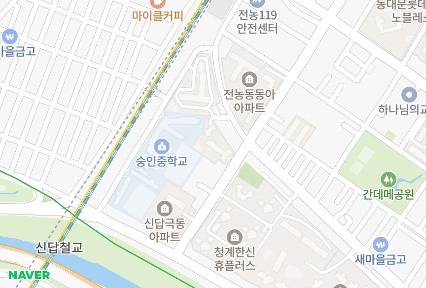 서울특별시 동대문구 답십리동 청계와이즈노벨리아 위치·실거래 시세 지도