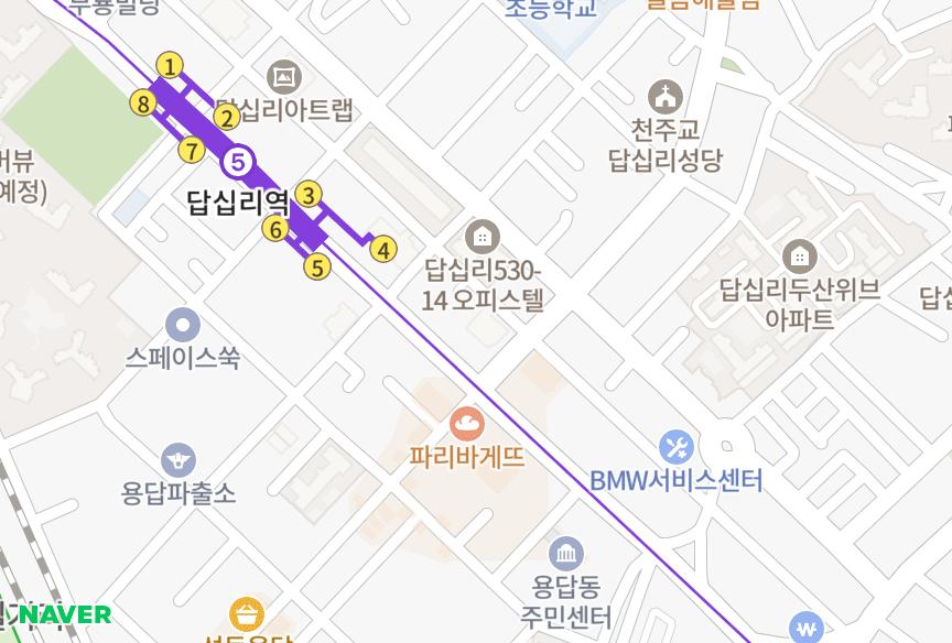 서울특별시 동대문구 답십리동 클래식타워 위치·실거래 시세 지도