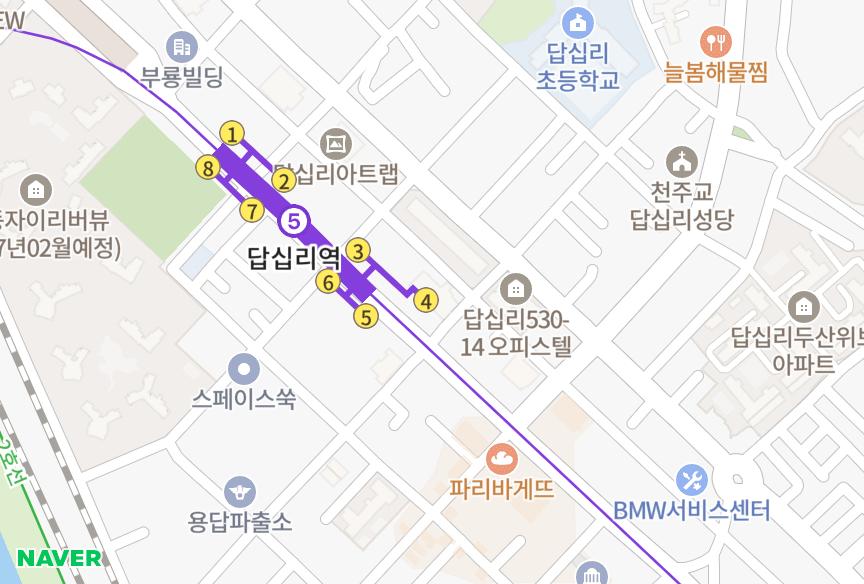 서울특별시 동대문구 답십리동 우창프라자 위치·실거래 시세 지도