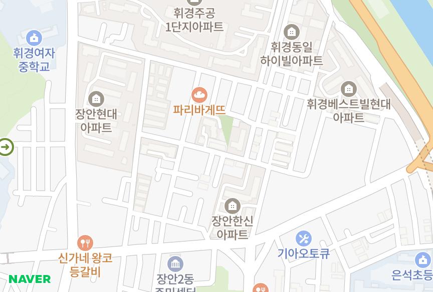 서울특별시 동대문구 장안동 금성 위치·실거래 시세 지도
