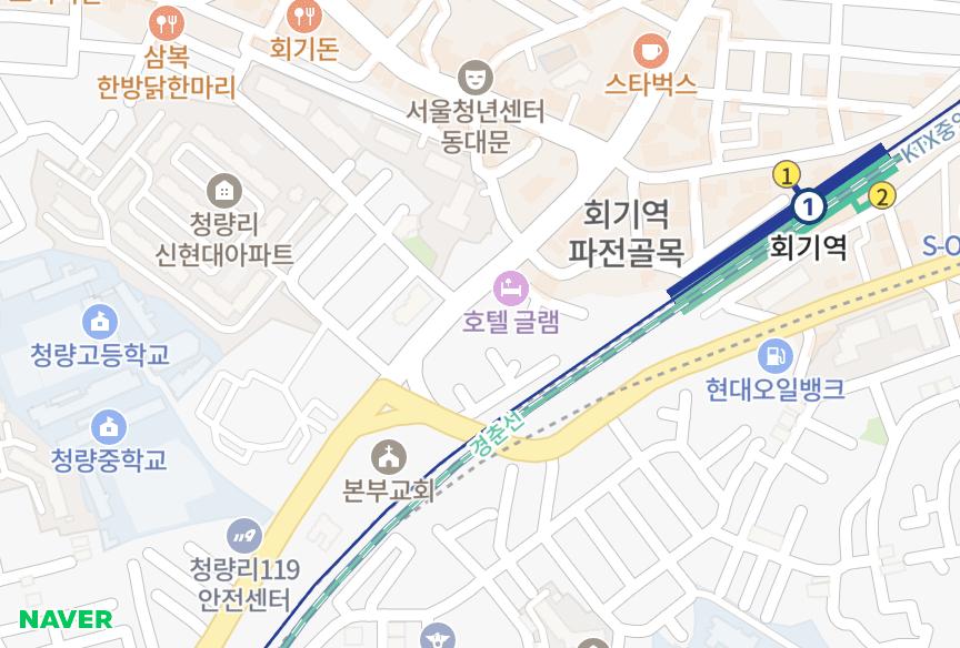 서울특별시 동대문구 휘경동 캠퍼스드림오피스텔 위치·실거래 시세 지도