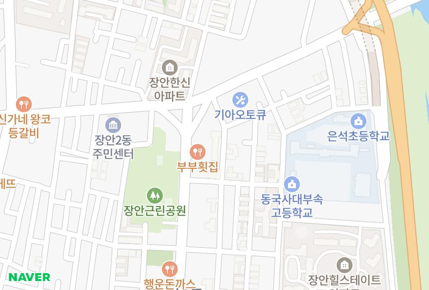 서울특별시 동대문구 장안동 르메이에르장안타운7차 위치·실거래 시세 지도