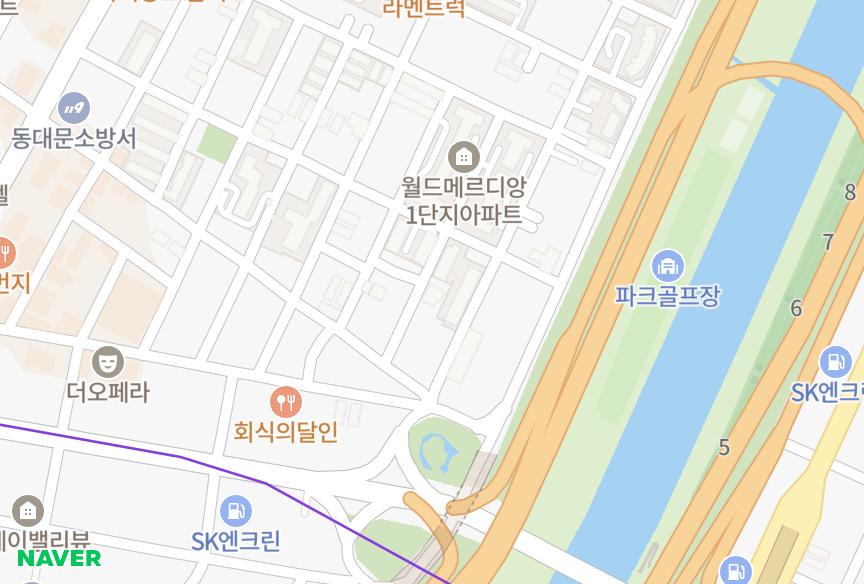 서울특별시 동대문구 장안동 제이에스 위치·실거래 시세 지도