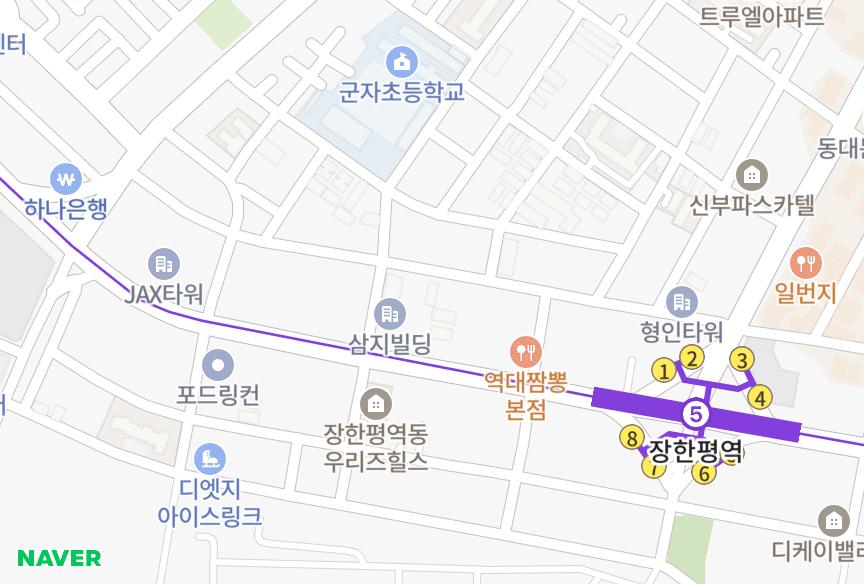 서울특별시 동대문구 장안동 가우디캐슬 위치·실거래 시세 지도