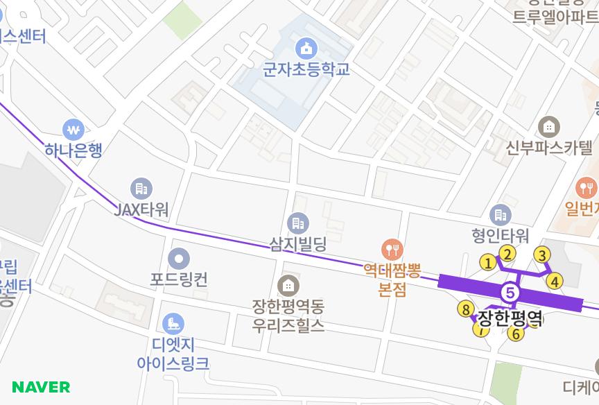 서울특별시 동대문구 장안동 양지쉐르빌 위치·실거래 시세 지도