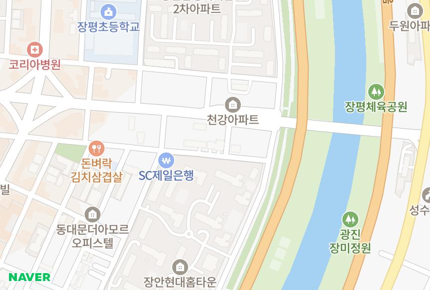 서울특별시 동대문구 장안동 장안공감대5차 위치·실거래 시세 지도
