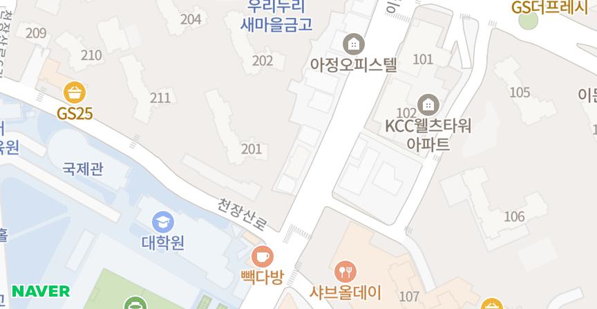 이문스카이뷰 위치 지도