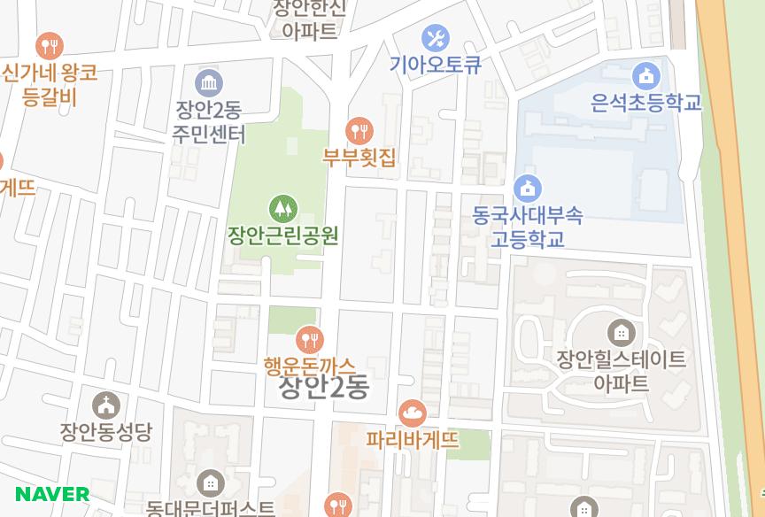 서울특별시 동대문구 장안동 에스엠이로빌5차 위치·실거래 시세 지도