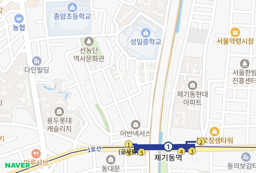 서울특별시 동대문구 제기동 월드캐슬 위치·실거래 시세 지도