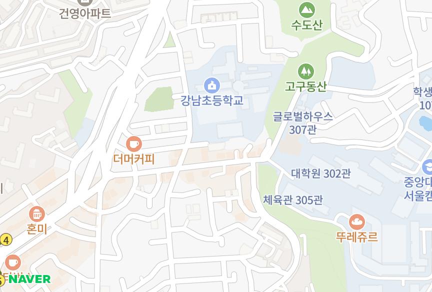 서울특별시 동작구 상도1동 현진베스트빌 위치·실거래 시세 지도