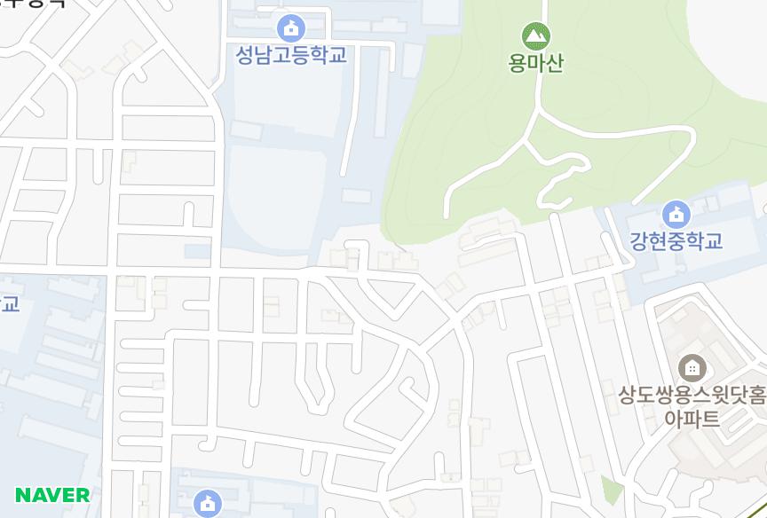 서울특별시 동작구 대방동 다울 위치·실거래 시세 지도