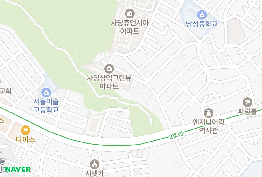서울특별시 동작구 사당동 시티뷰2차 위치·실거래 시세 지도