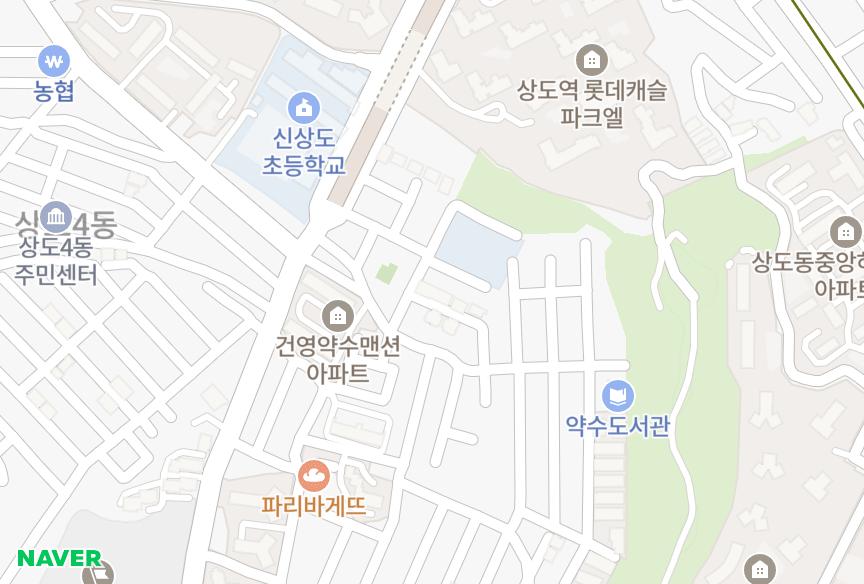 서울특별시 동작구 상도동 장승 위치·실거래 시세 지도