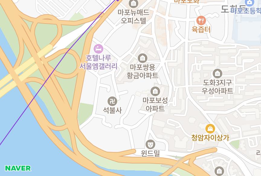 서울특별시 마포구 마포동 마포비체힐1리버뷰 위치·실거래 시세 지도