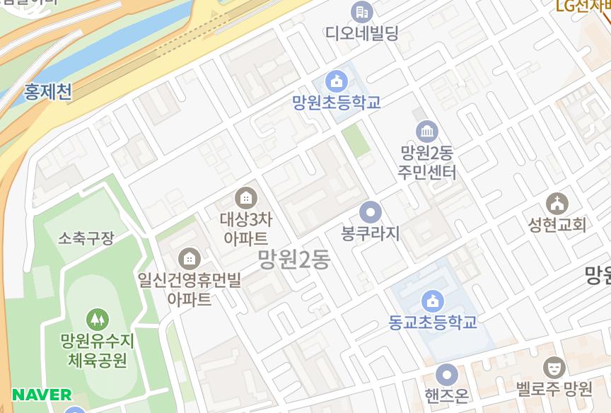 서울특별시 마포구 망원동 망원신부파스카4차 위치·실거래 시세 지도