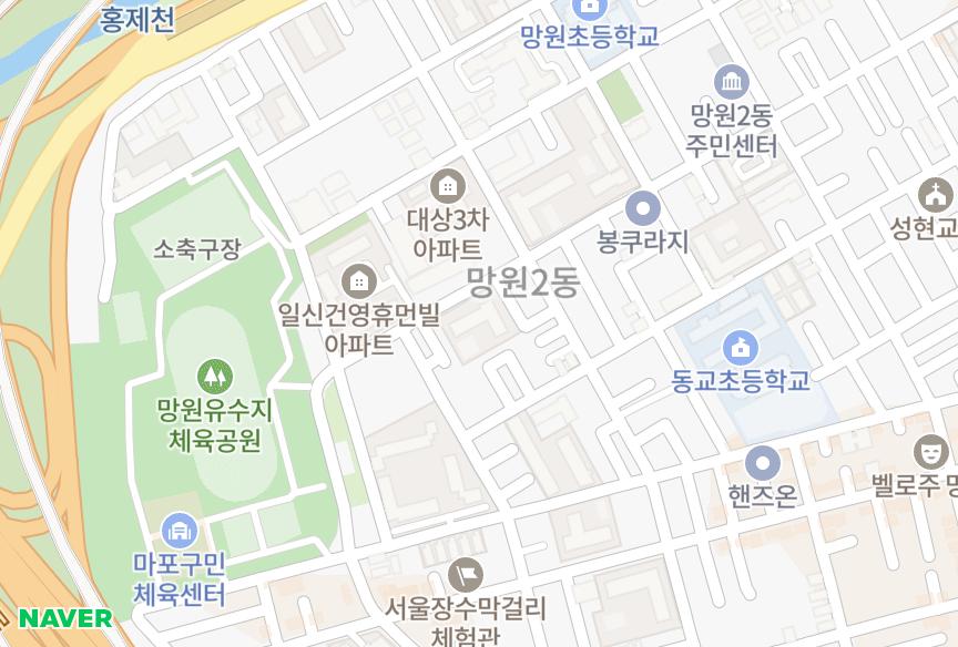 서울특별시 마포구 망원동 두영이지안 위치·실거래 시세 지도