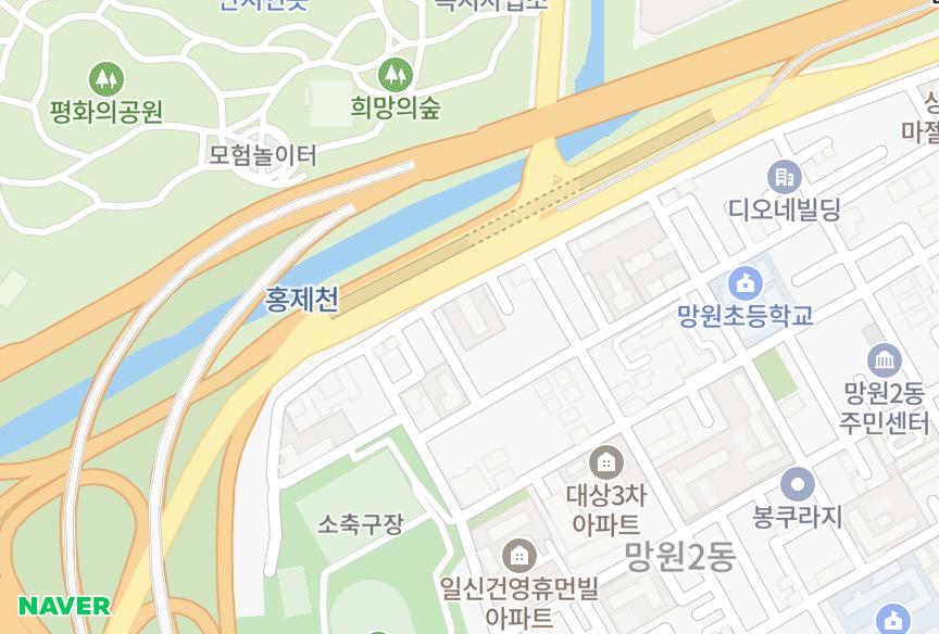 서울특별시 마포구 망원동 강림스위트빌 위치·실거래 시세 지도