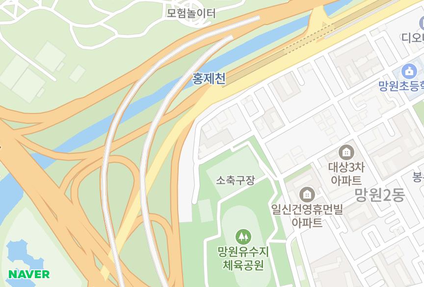 서울특별시 마포구 망원동 예지안파크뷰 위치·실거래 시세 지도