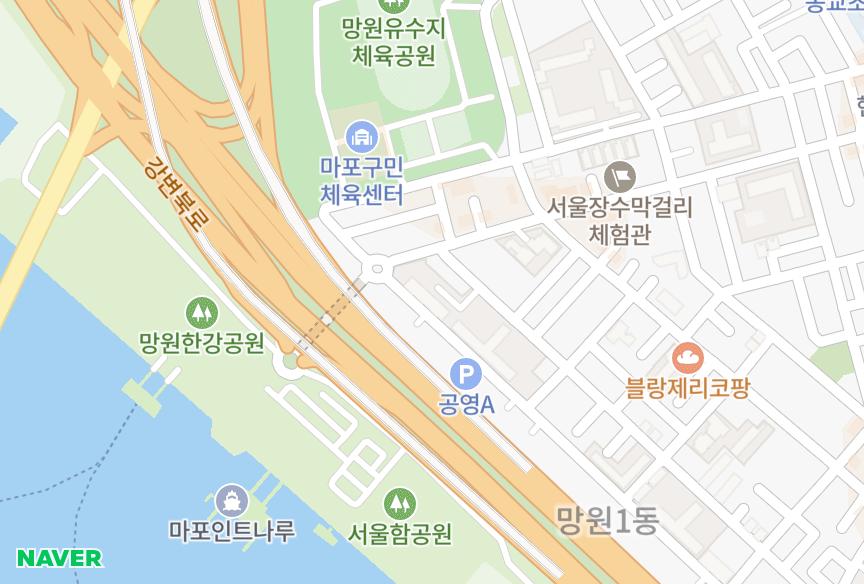 서울특별시 마포구 망원동 현진에버빌2차 위치·실거래 시세 지도