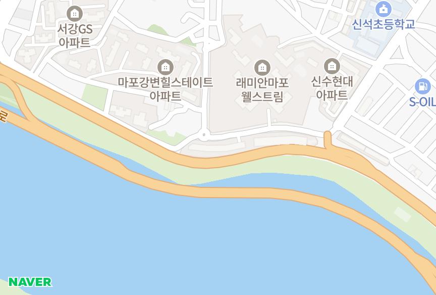 서울특별시 마포구 현석동 반도유보라아일랜드 위치·실거래 시세 지도