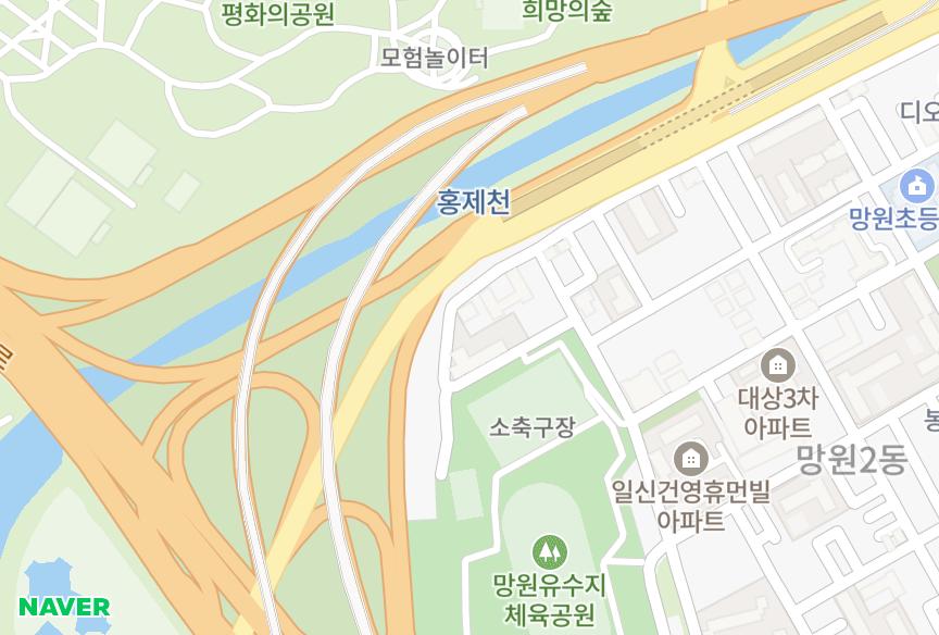 서울특별시 마포구 망원동 동보프리미아 위치·실거래 시세 지도