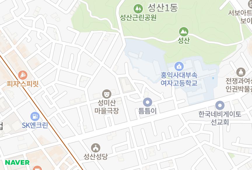 서울특별시 마포구 성산동 성산동자담이움 위치·실거래 시세 지도