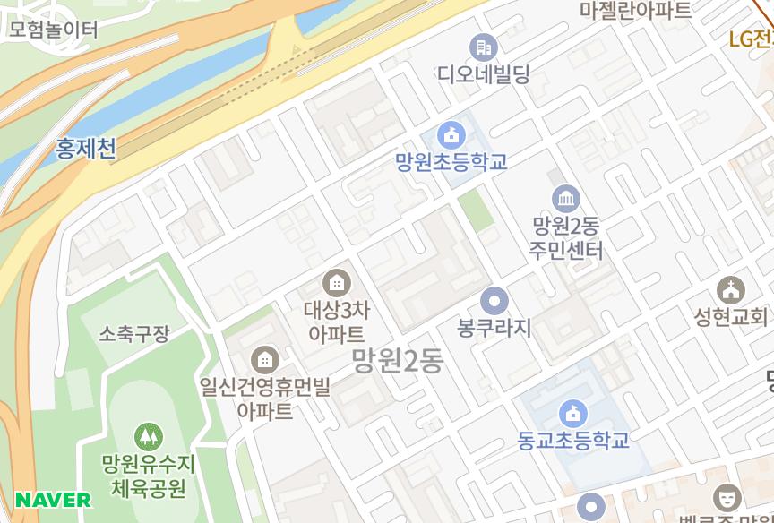서울특별시 마포구 망원동 함성드림빌 위치·실거래 시세 지도