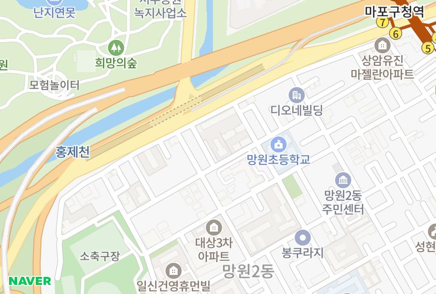 서울특별시 마포구 망원동 한강월드컵 위치·실거래 시세 지도