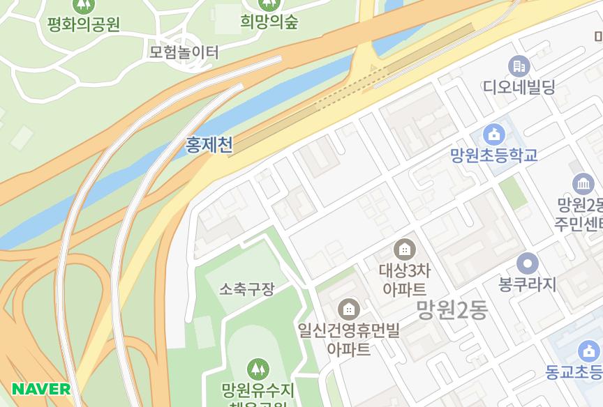 서울특별시 마포구 망원동 신부3차파스카 위치·실거래 시세 지도