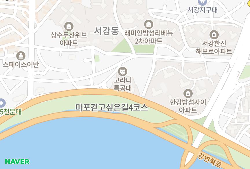서울특별시 마포구 상수동 신구강변연가 위치·실거래 시세 지도