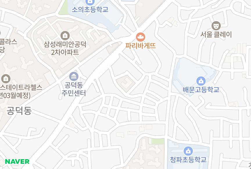 서울특별시 마포구 공덕동 두영이지안 위치·실거래 시세 지도