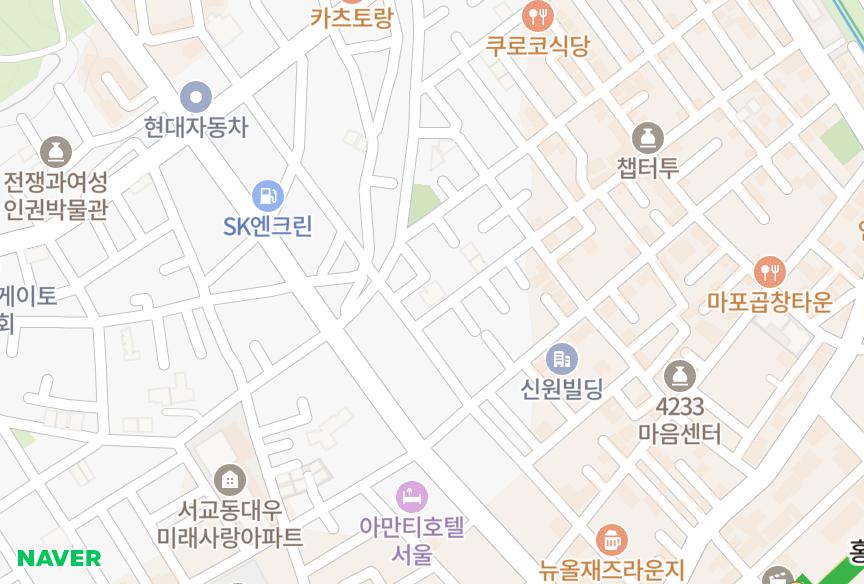 서울특별시 마포구 연남동 리츠 위치·실거래 시세 지도