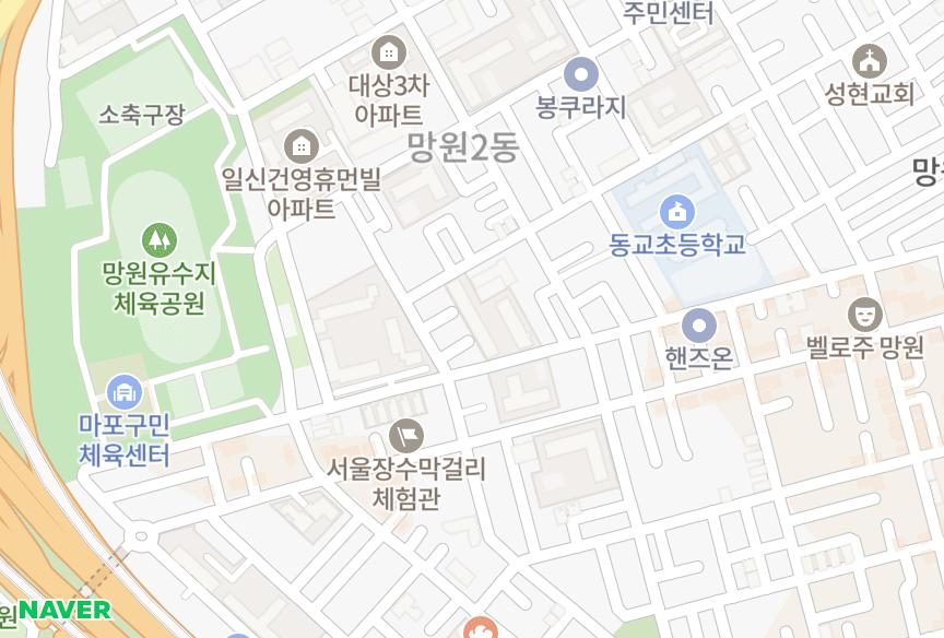 서울특별시 마포구 망원동 대성1차 위치·실거래 시세 지도