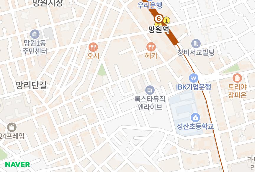 서울특별시 마포구 망원동 삼우월드 위치·실거래 시세 지도