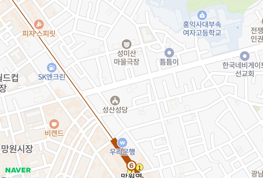 서울특별시 마포구 성산동 삼우캐슬 위치·실거래 시세 지도