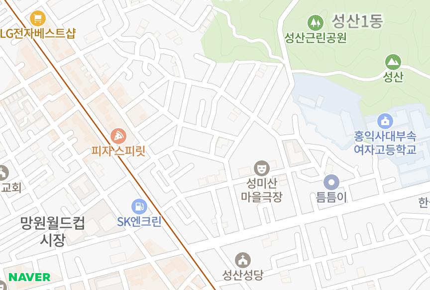 서울특별시 마포구 성산동 유안 위치·실거래 시세 지도
