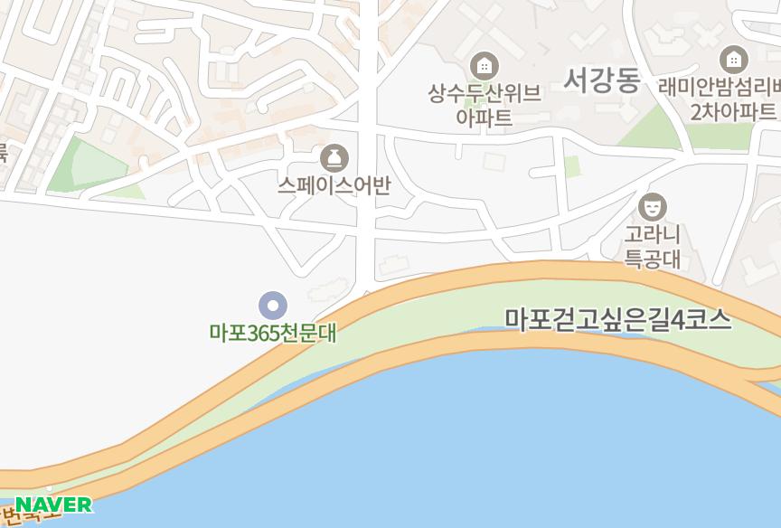 서울특별시 마포구 상수동 한강밤섬월드메르디앙 위치·실거래 시세 지도