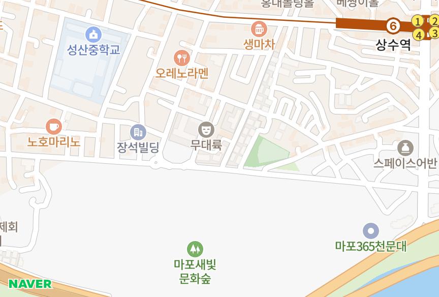 서울특별시 마포구 합정동 두영이지안아파트(357-3) 위치·실거래 시세 지도